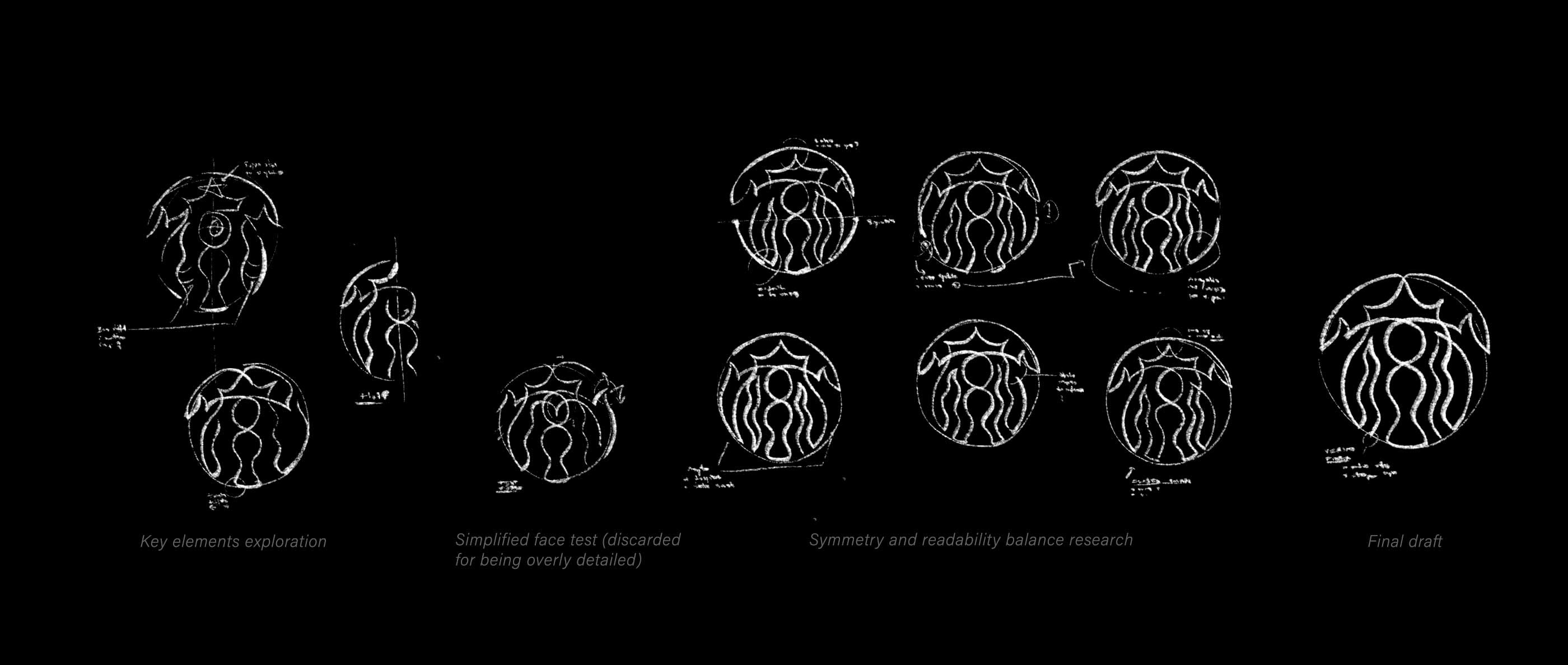 Famous logos drawn with a single line - Starbucks (Behind the scenes)