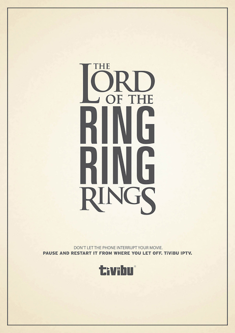 The Lord of the Ring Ring Rings. Don't let the phone interrupt your movie. - Tivibu The Lord of the Ring Ring Rings. Don't let the phone interrupt your movie. - Tivibu