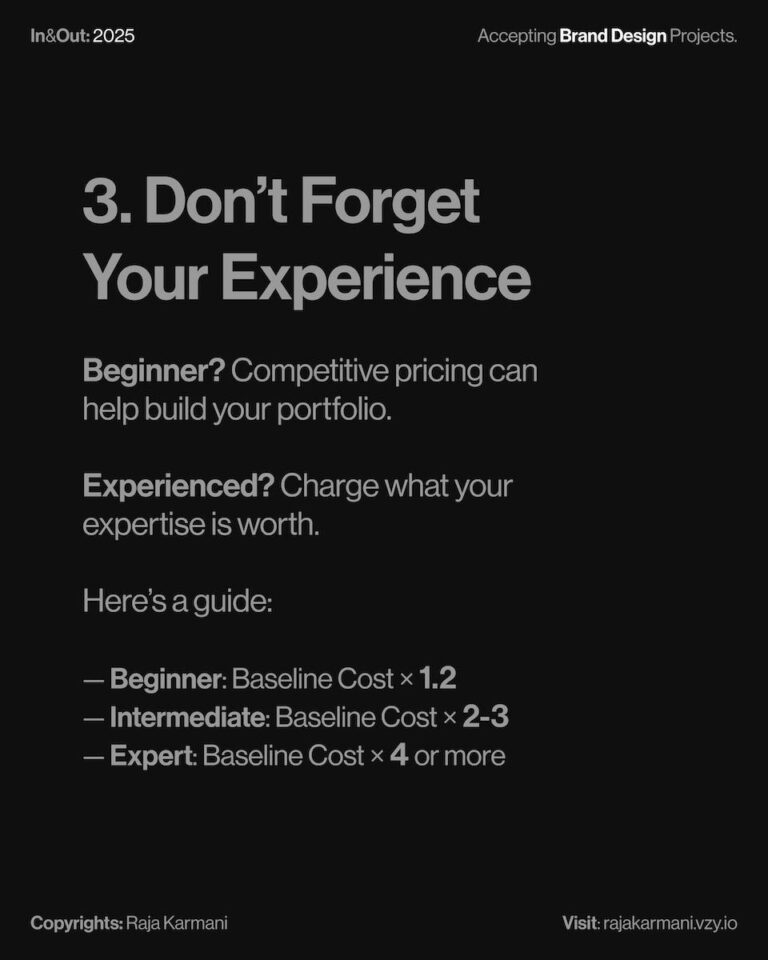 How To Price Your Services As A Designer: A Smarter Approach