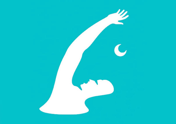 Negative Space Art - Swimmer