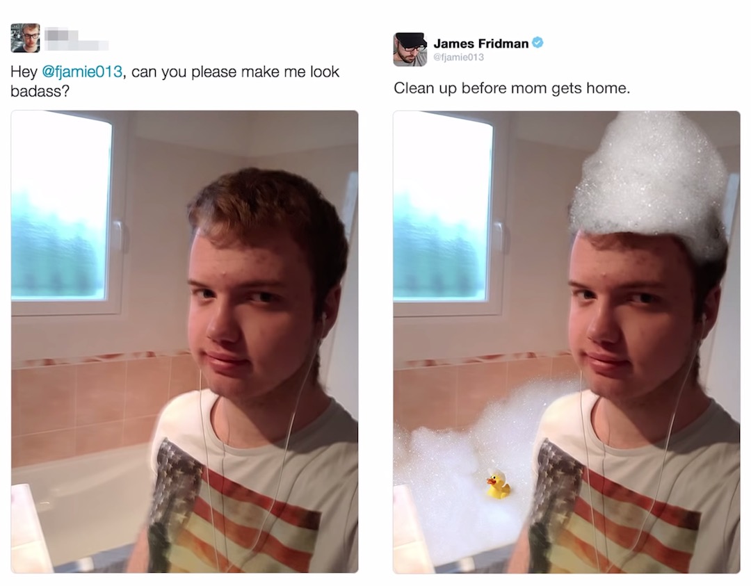Literal Photoshop Edits by James Fridman - Look badass