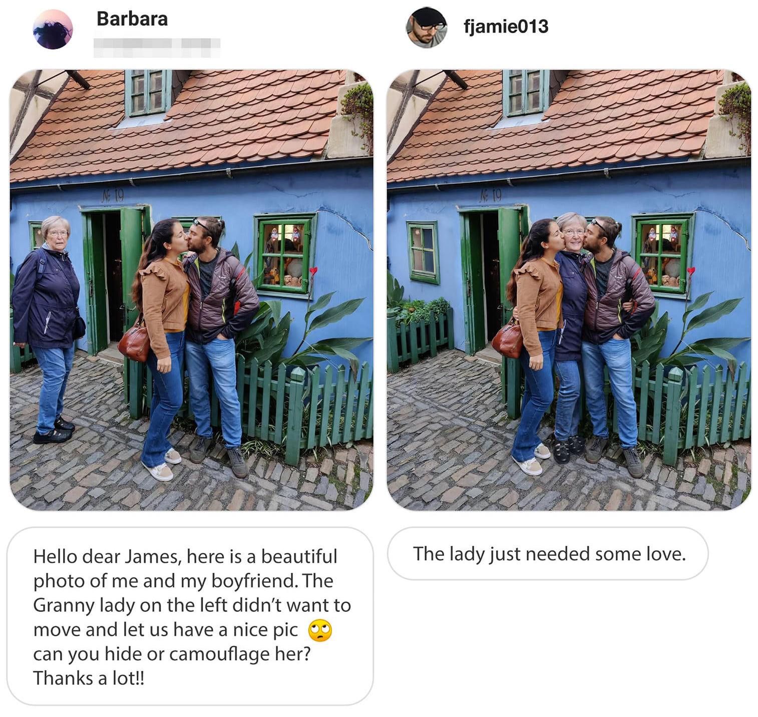 Literal Photoshop Edits by James Fridman - Move granny