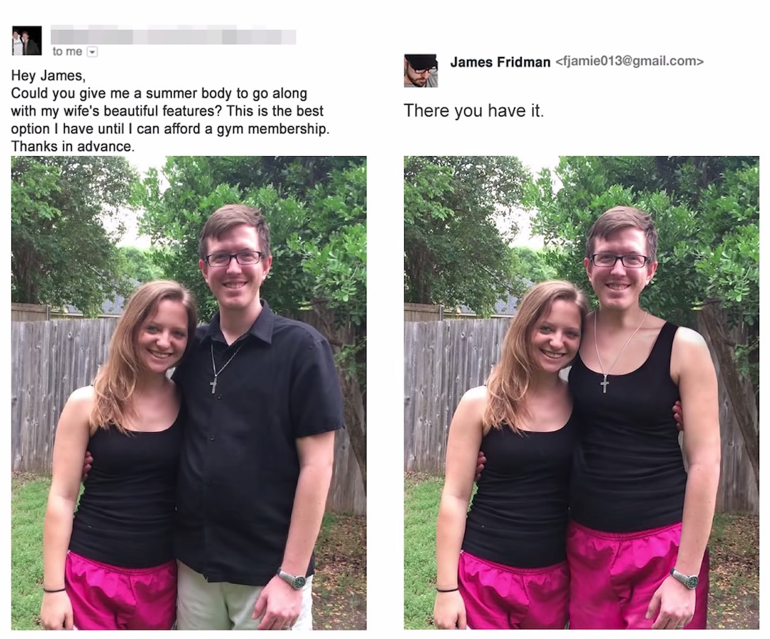 Literal Photoshop Edits by James Fridman - Summer body