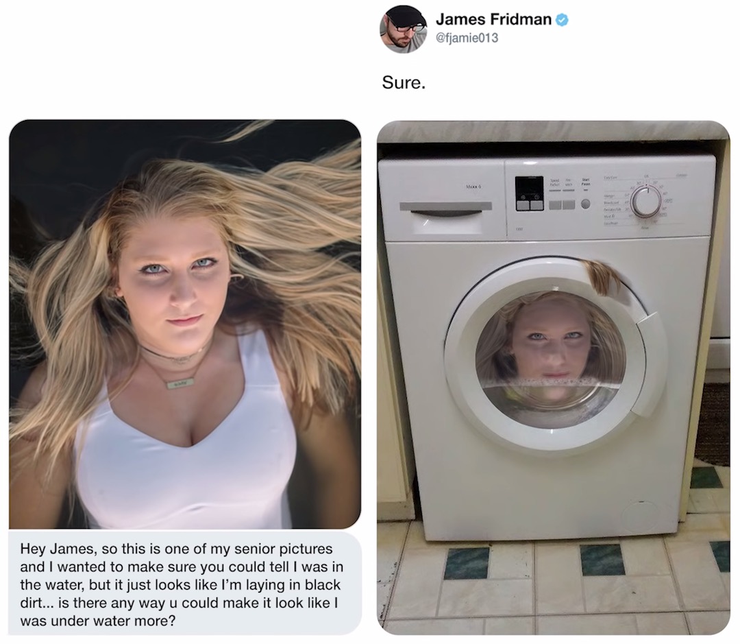 Literal Photoshop Edits by James Fridman - Underwater