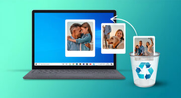 Recover deleted photos on Windows laptop from Recycle Bin