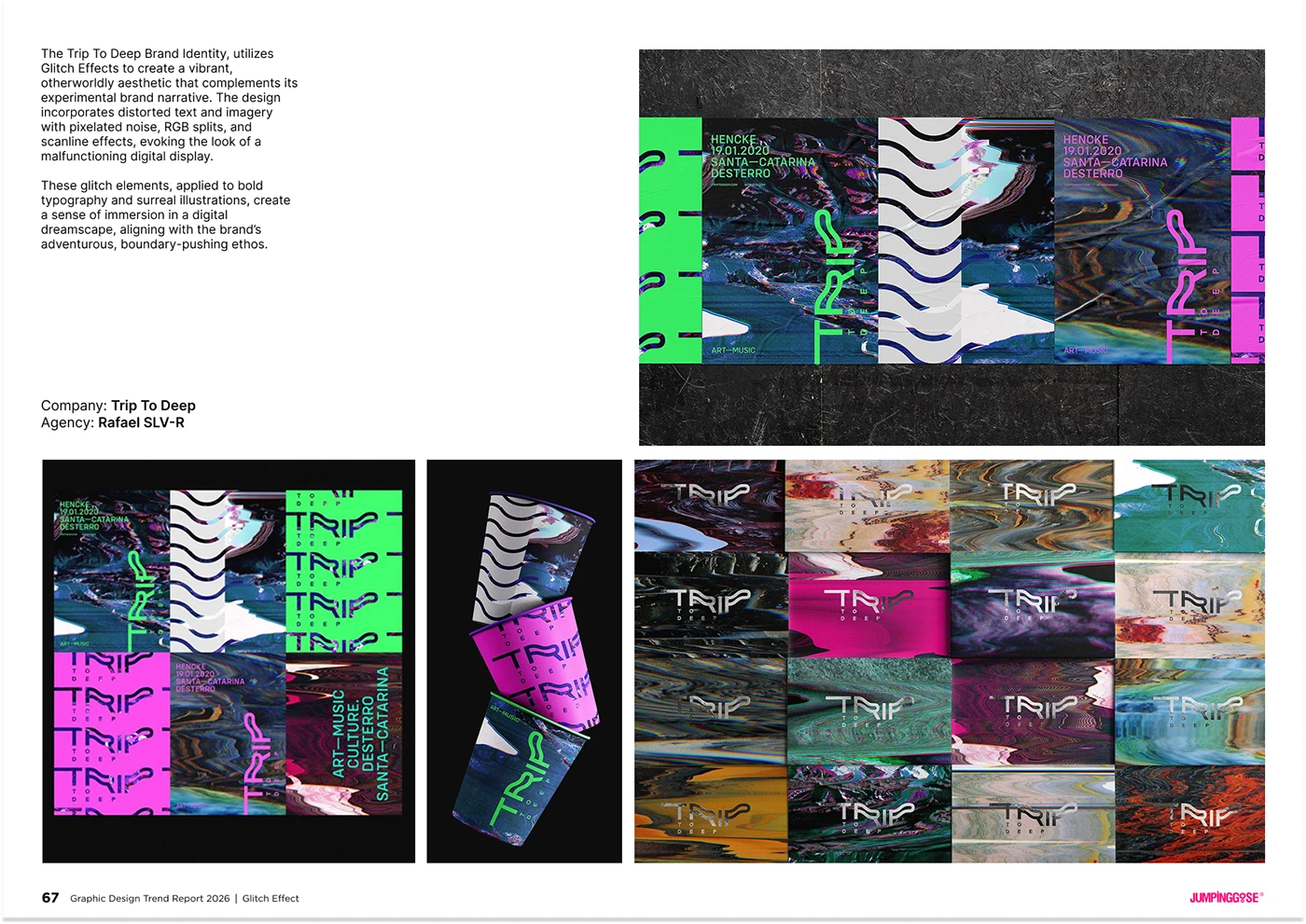 Subtle glitch effect design adding texture and emotional tension to visuals