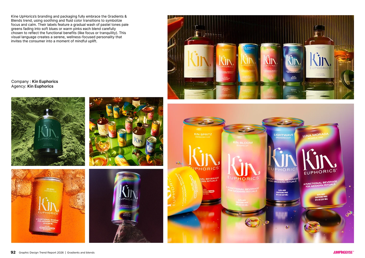 Expressive gradient design creating mood through smooth color transitions