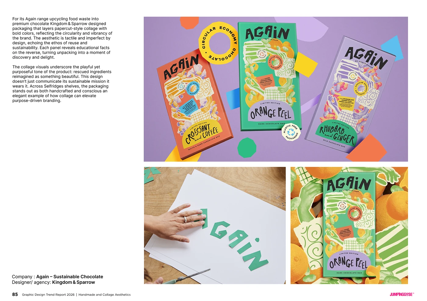 Expressive collage artwork with visible imperfections and layered paper effects