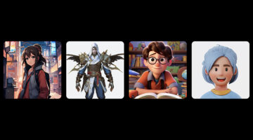 AI generated character designs showing multiple illustration styles in 2026