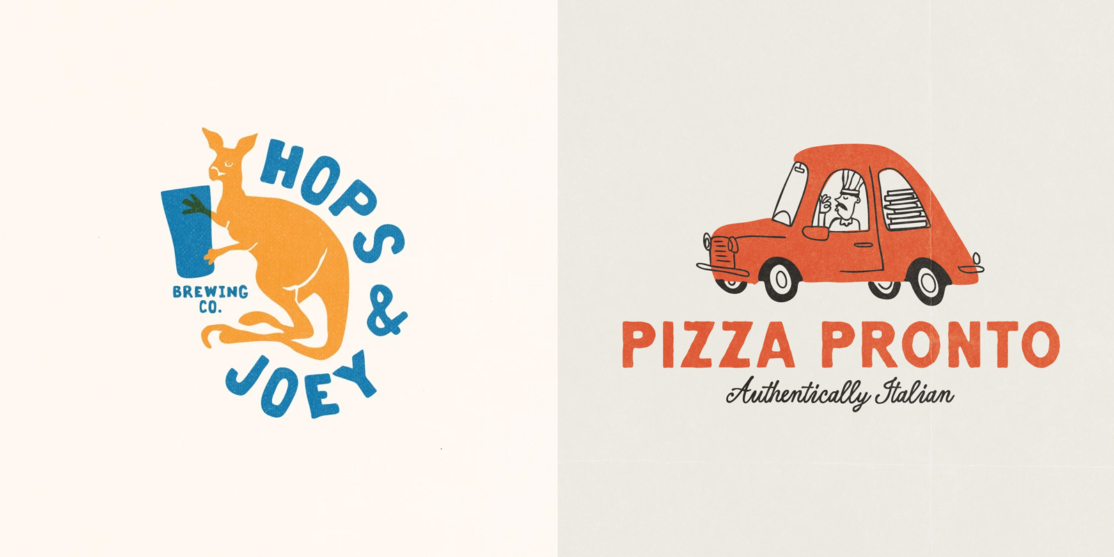 Hand drawn mascot logo illustration adding personality and character to brand identity