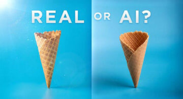 Real vs AI comparison showing how AI-generated videos can look fake