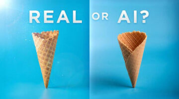 Real vs AI comparison showing how AI-generated videos can look fake