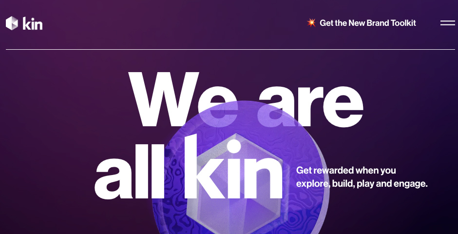 Kin Foundation Web3 website design Webby Award winner