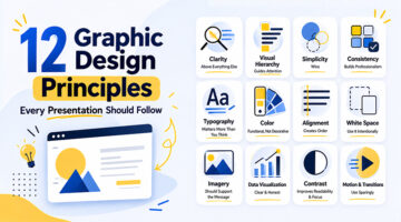 graphic design principles for presentations overview infographic