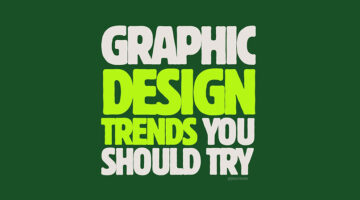 Graphic design trends every designer should try with bold typography and contemporary visual styles