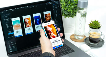 Mobile app interface design demonstrating user experience principles that support digital adoption