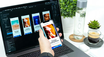 Mobile app interface design demonstrating user experience principles that support digital adoption