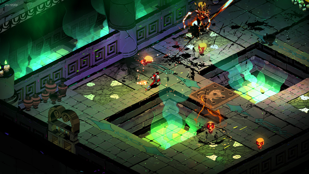 Pre-Rendered 2D Art in Hades Hades pre-rendered 2D isometric game art