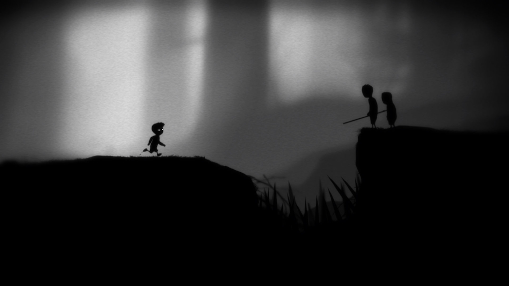 Silhouette Art in Limbo Limbo silhouette-based minimalist game art