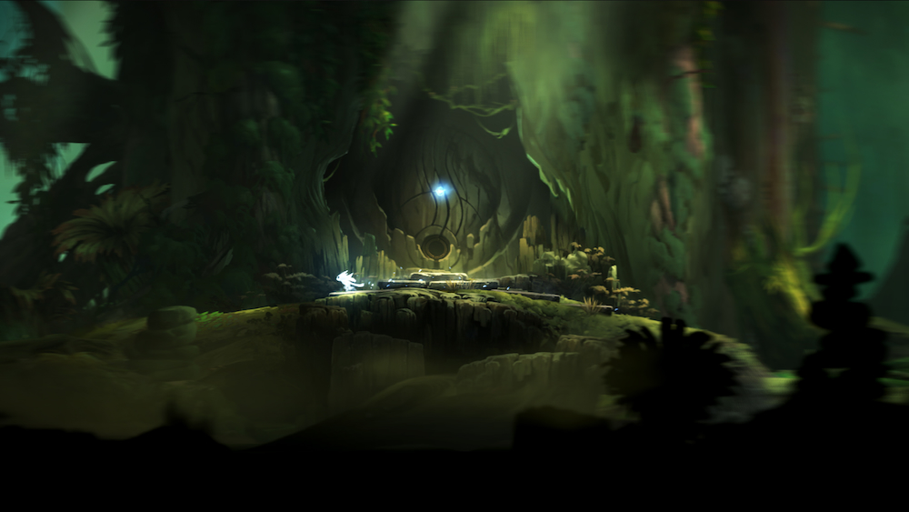 Painterly Art in Ori and the Blind Forest Ori and the Blind Forest painterly 2D game art