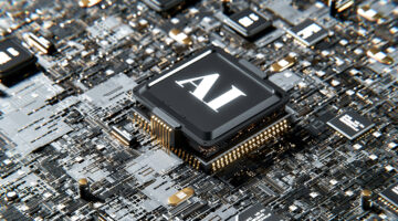 AI chip on a circuit board representing GTM AI implementation and automation